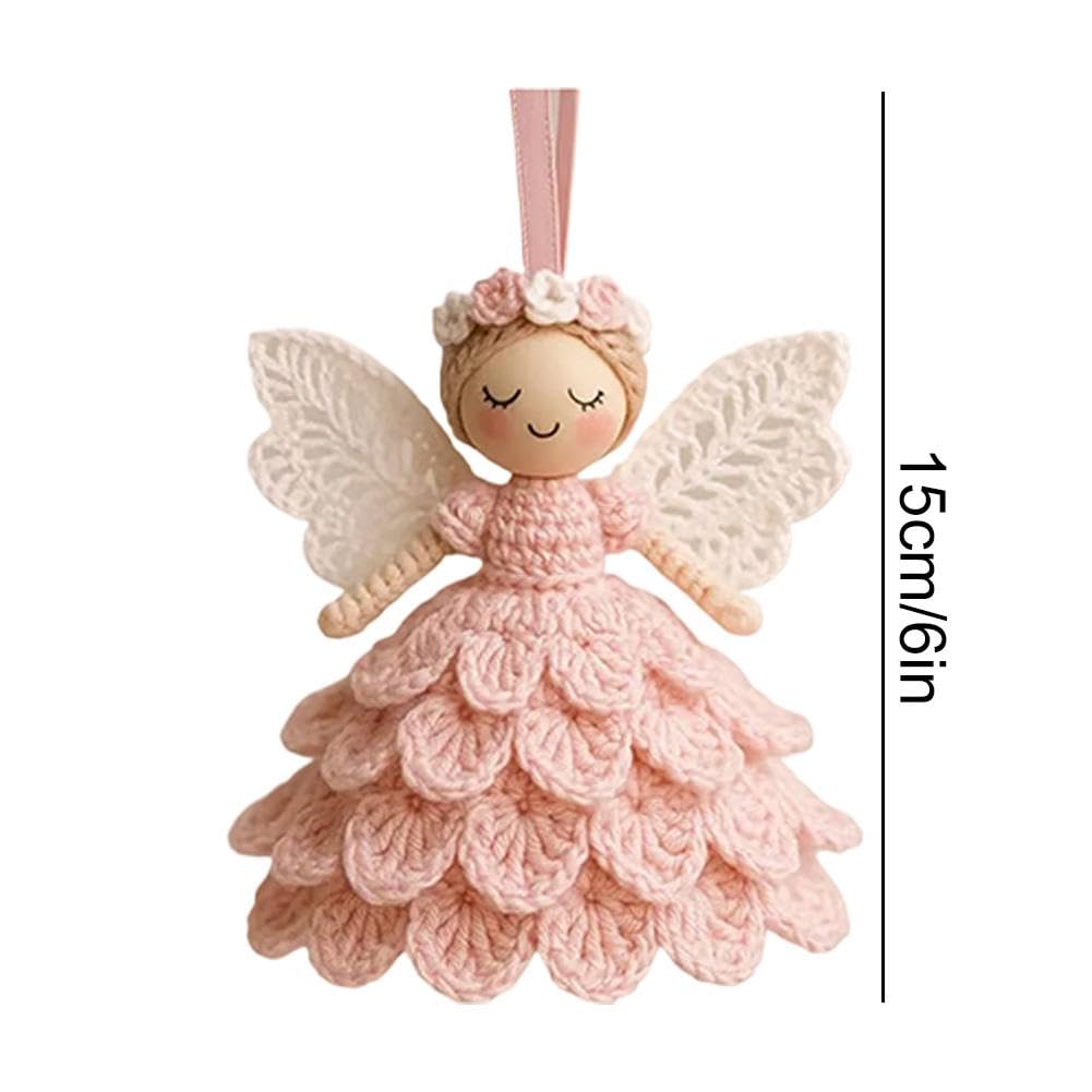 DIY Crochet Angel Ornament Kit, Crochet Doll Hanging Ornament